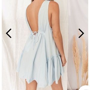 BRAND NEW Sky Blue Cotton Candy LA Dress